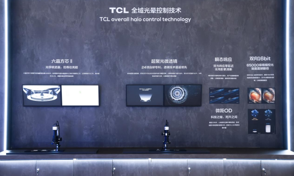 TCL实业盘古实验室发布全域光晕控制等多项创新显示技术